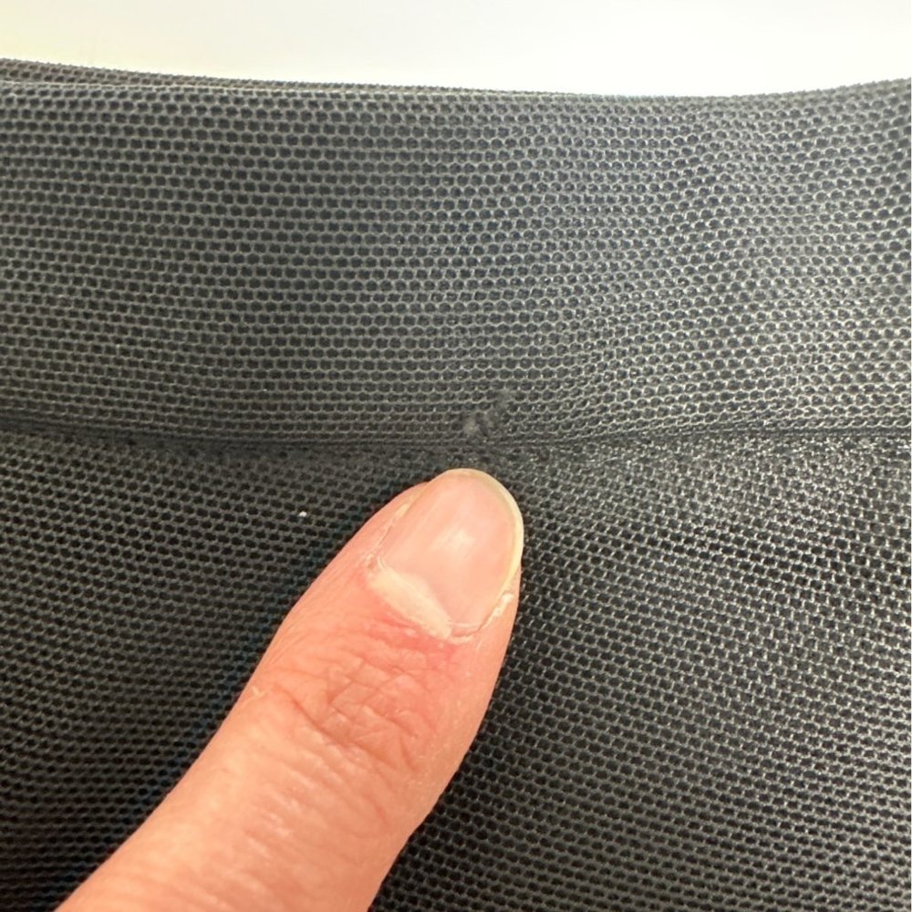 A-Line Maxi High Rise Flowy Black Sheer Womens 10 Skirt Whimsigoth Punk Formal - Picture 13 of 16